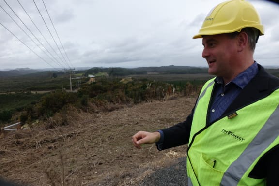 Top Energy chief executive Russell Shaw at Ngawha.