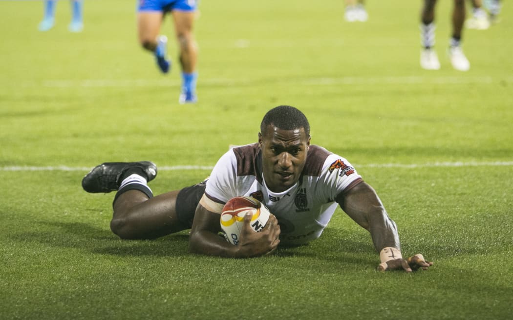 Bati winger Suliasi Vunivalu bagged a hat-trick against Italy.
