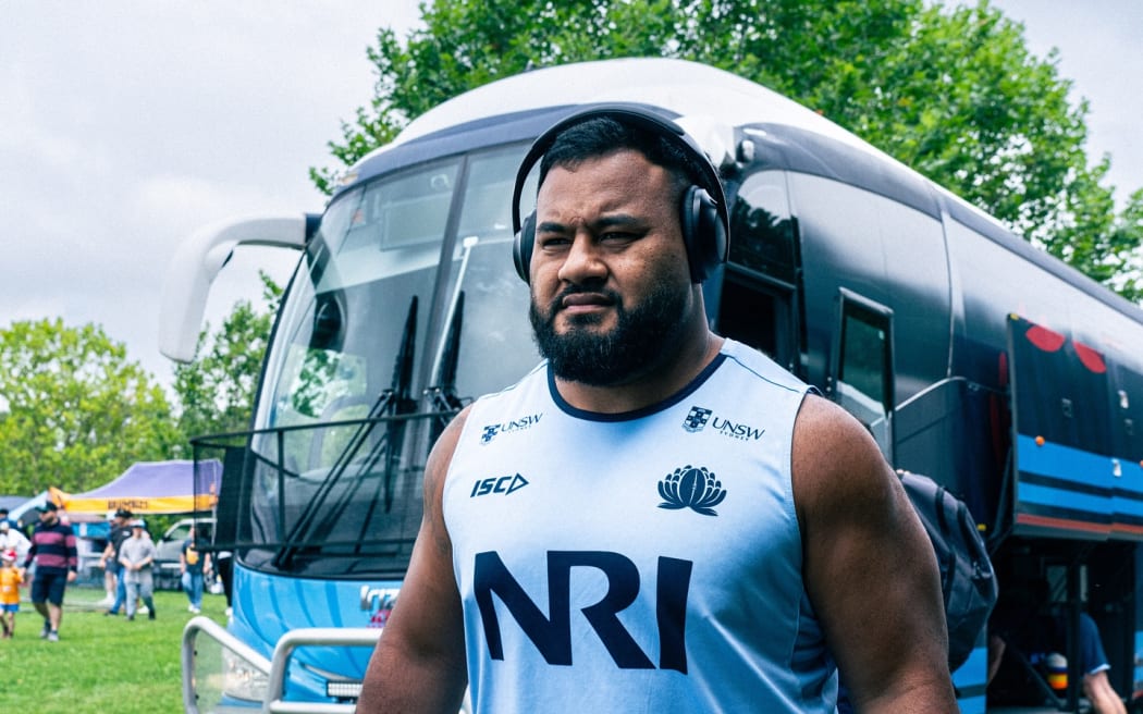 Taniela Tupou joining the Waratahs camp for the 2025 Super Rugby Pacific season. Photo: WARATAHS