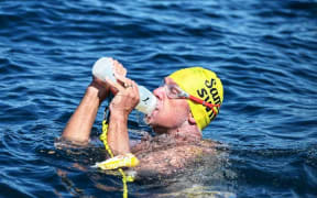 David Edgar's Cook Strait swim in 2024.