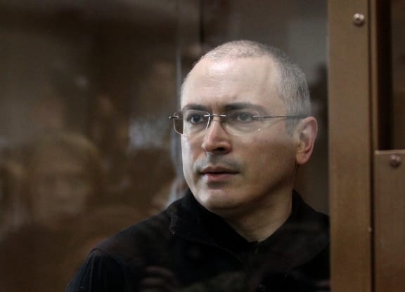 Mikhail Khodorkovsky in court in Moscow in May 2011.