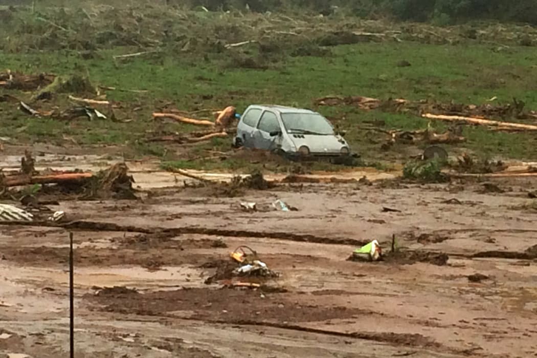 Torrential rain caused widespread destruction