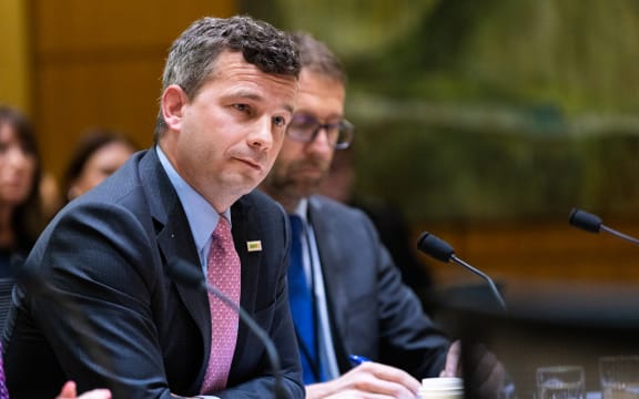 David Seymour during a scrutiny week hearing