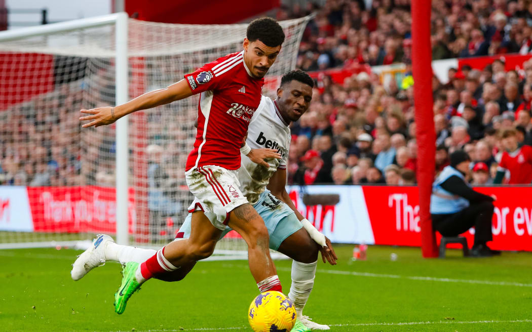 Nottingham Forest midfielder Morgan Gibbs-White.