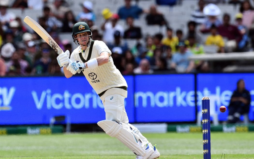 Australia's Steve Smith in action