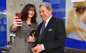 Winston Peters (right).