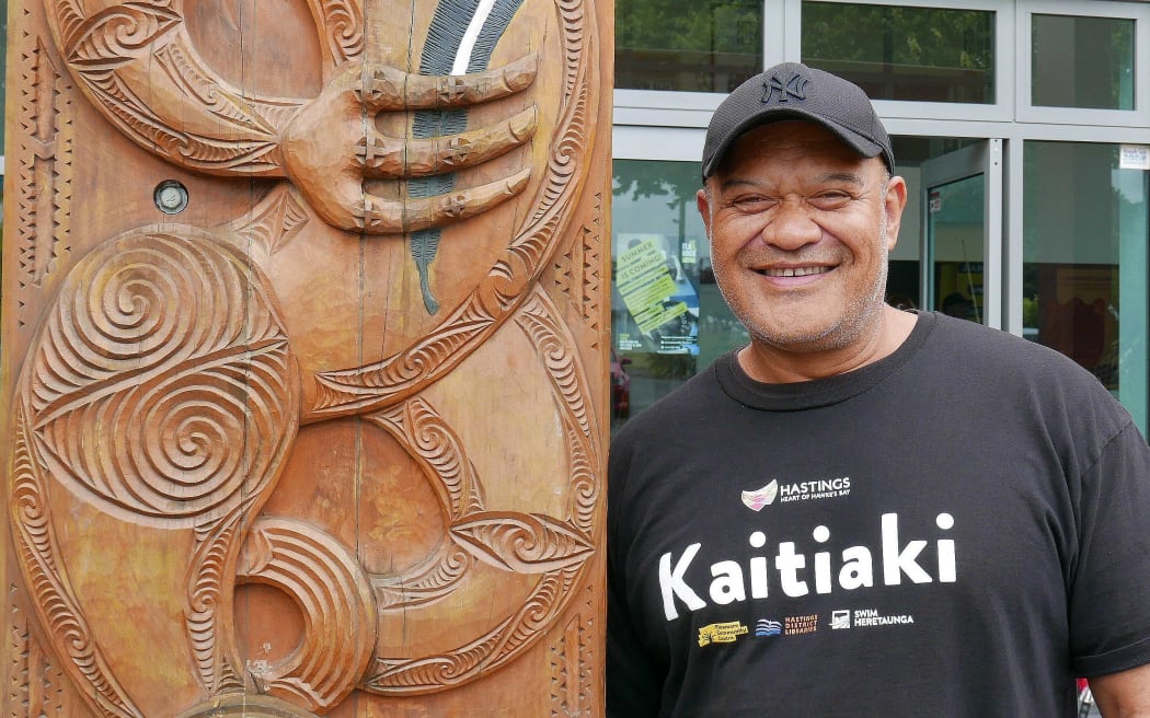 One of Flaxmere's kaitiaki Tihema Cooper loves working in the community and says it's a priviledge.