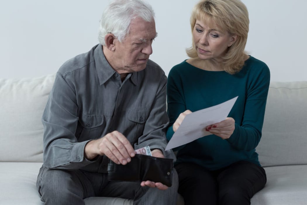 Couple stressed about money