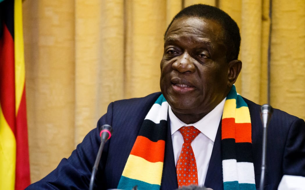 Zimbabwean President Emmerson Mnangagwa. 25 November 2018