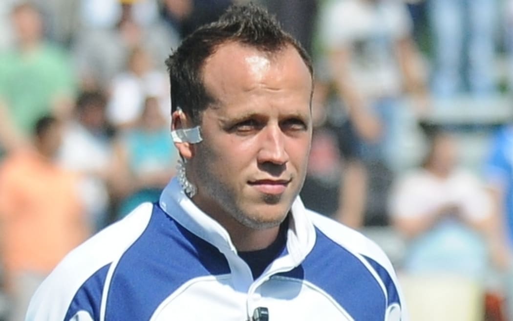 Romanian referee Vlad Iordachescu.