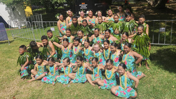 Niuean youth dominated the stage as the future keepers of their countries' culture, at the Auckland Pasifika Festival, Western Springs, on 9 March 2024.