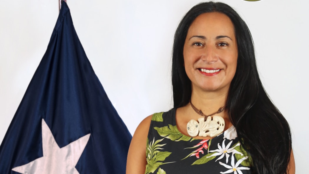 Easter Island (Rapa Nui) governor, Tarita Alarcón Rapu.
