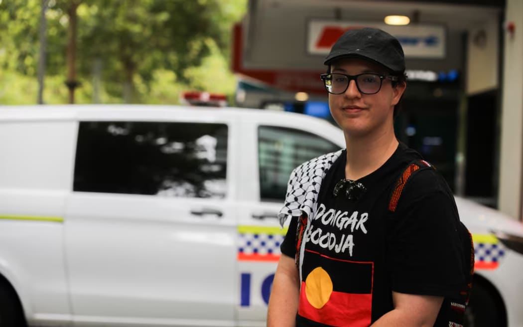 Ben Quick said he heard police shout "move" during the rally.