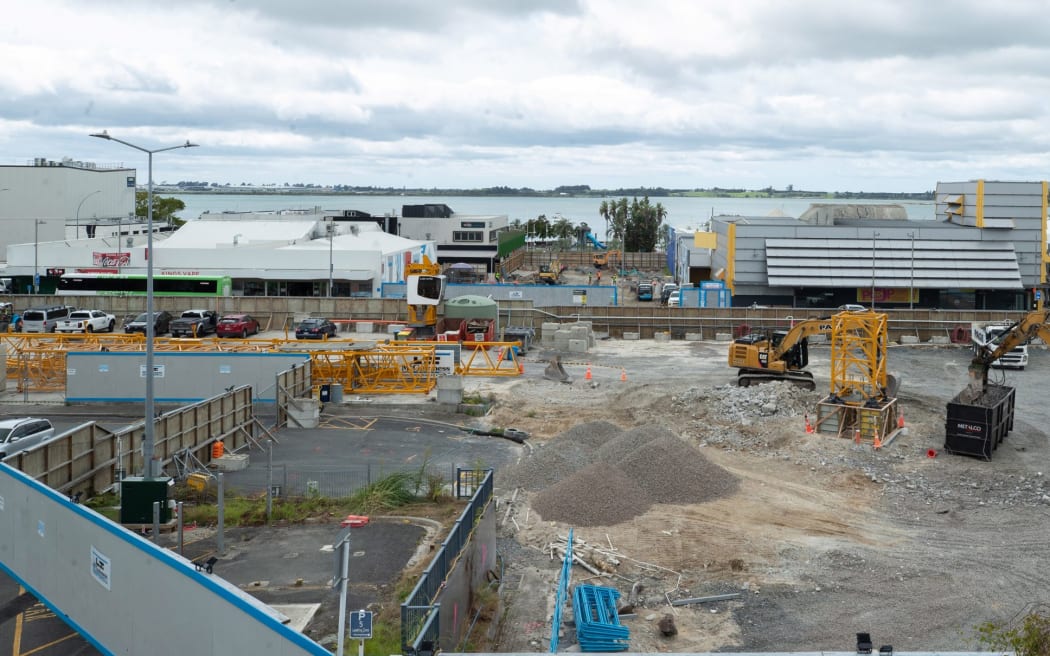 Construction of Te Manawataki o Te Papa began earlier this year. Photo: John Borren/SunLive.