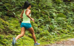 woman running