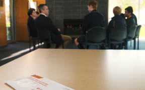Auckland Grammar School students discuss the upcoming referendums which New Zealanders will vote on at the election.