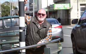 Dargaville's Ron Bishop in Victoria Street, Dargaville's main drag, where he says there is no room for semi-protected cycleways proposed under new council transport connectivity plans.