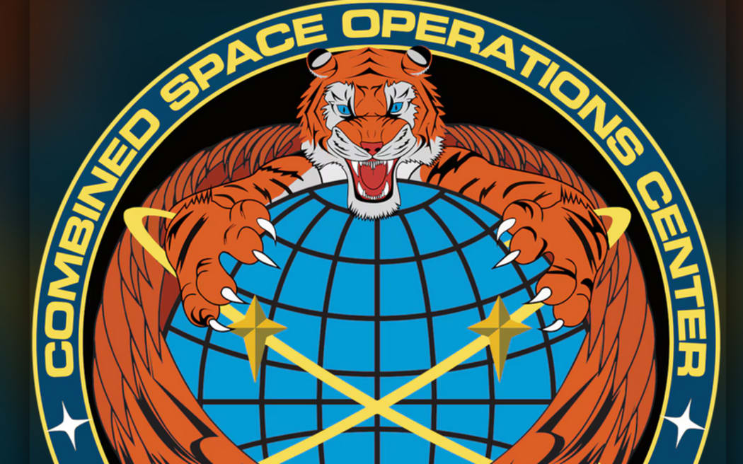 The badge of the Combined Space Operations Center.