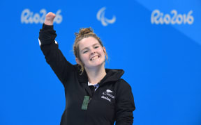 SEPTEMBER 13, 2016 - Swimming : 
Women's 200m Individual Medley SM7 Medal Ceremony 
at Olympic Aquatics Stadium
during the Rio 2016 Paralympic Games in Rio de Janeiro, Brazil.