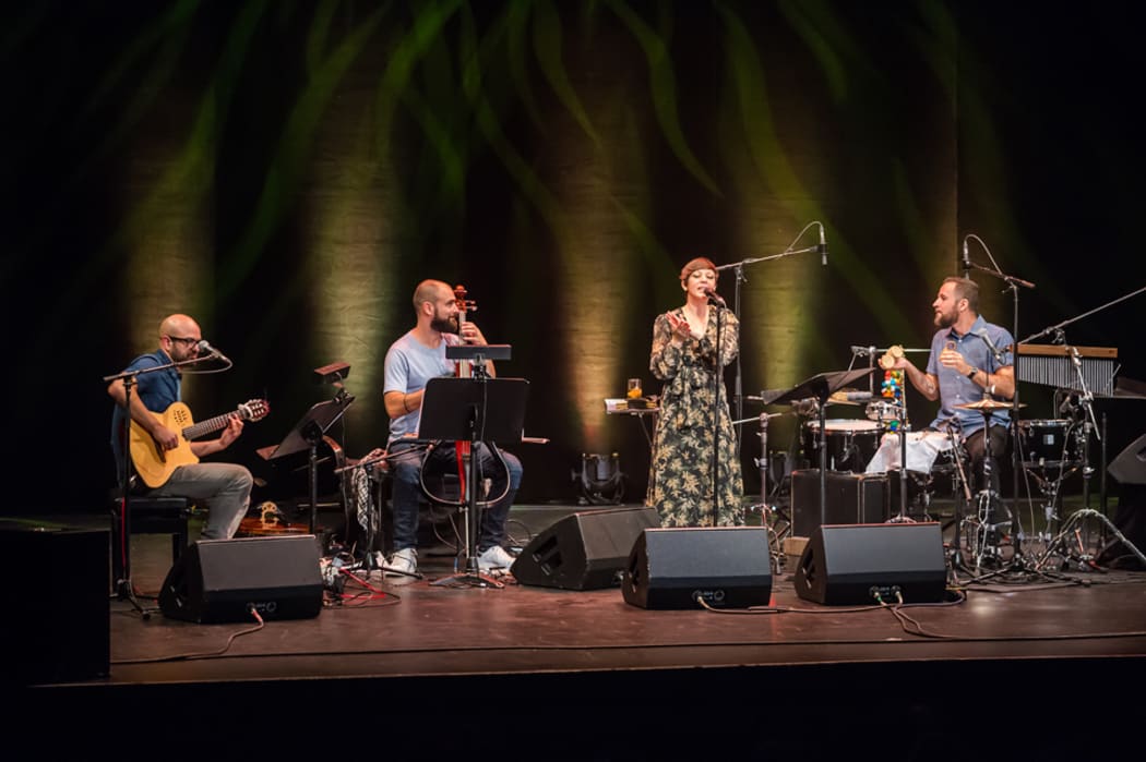 Gretchen Parlato and band at Wellington Jazz Festival 2018