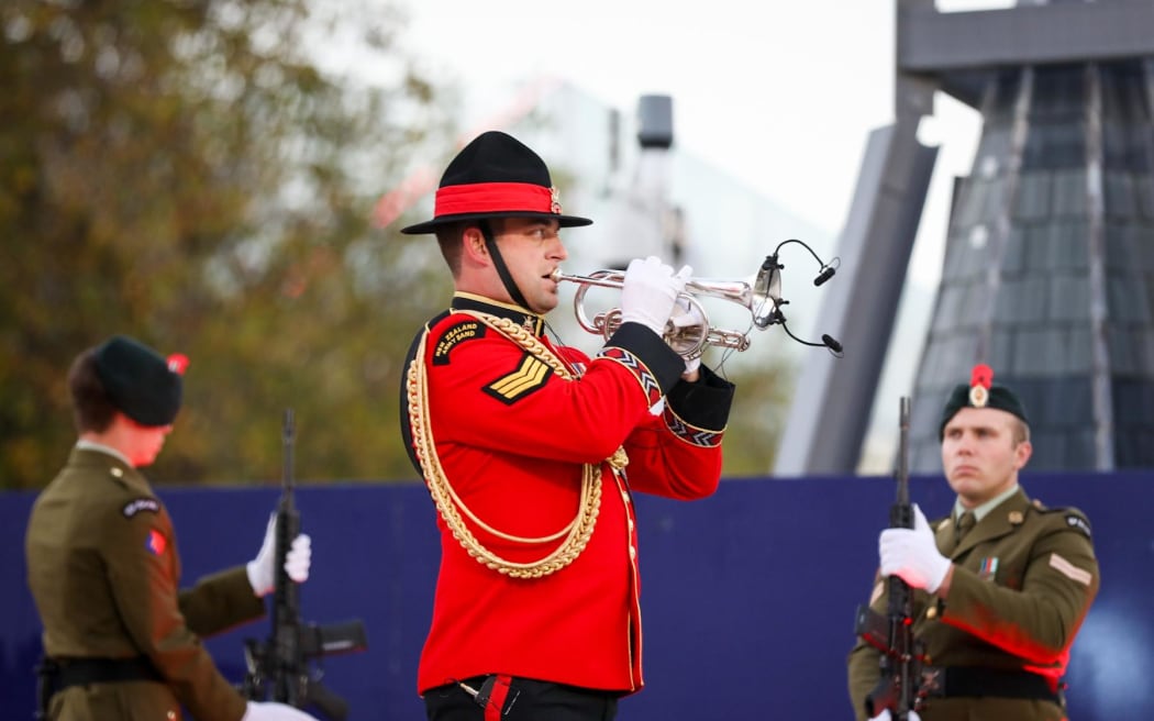 Last Post in Christchurch at Dawn Service