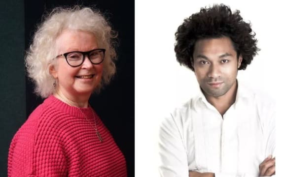 Separate photos of Carey McDonald and Sani Muliaumaseali’i each smiling and looking at the camera