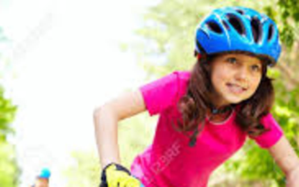 kid on bike