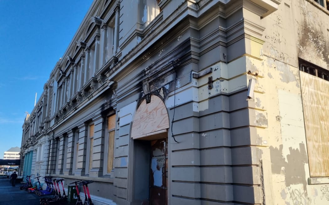 The building is on a prime spot in the middle of Palmerston North's CBD.