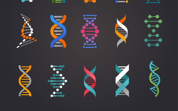 DNA genetics illustration