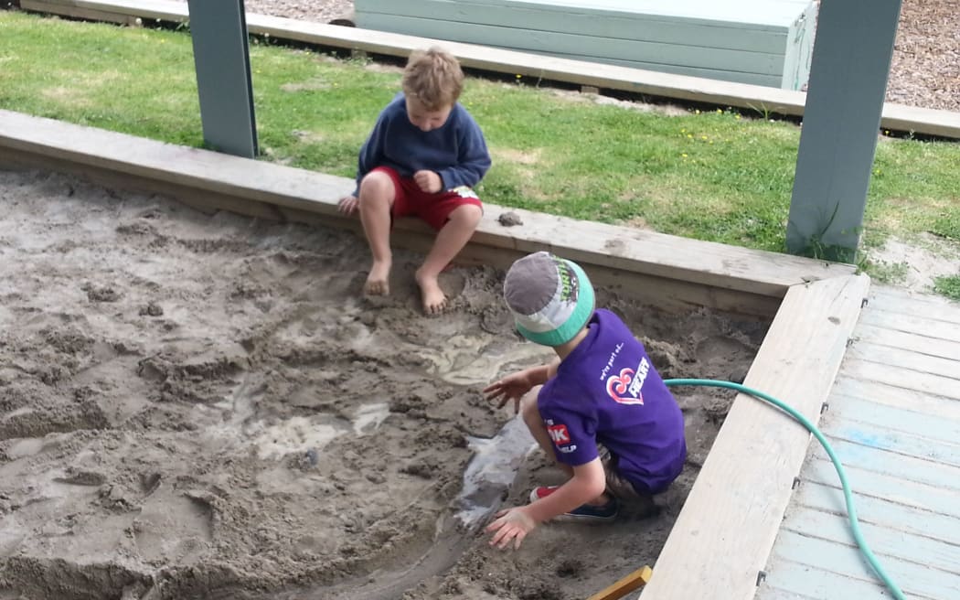 Children at play at the Glenn Innes Playcentre.