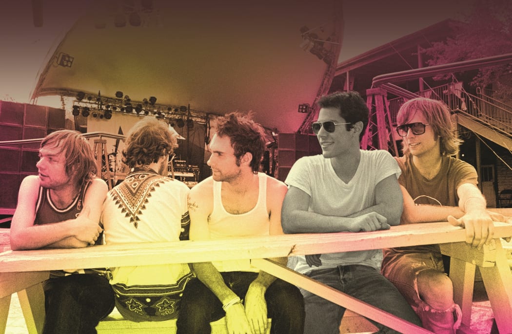 Ryan Dusick with Maroon 5