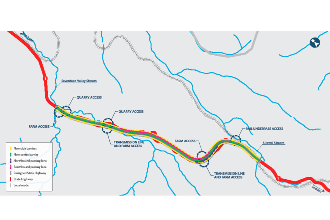 Waka Kotahi NZ Transport Agency (NZTA) proposed realigning the highway and putting down passing lanes during consultation in 2018.