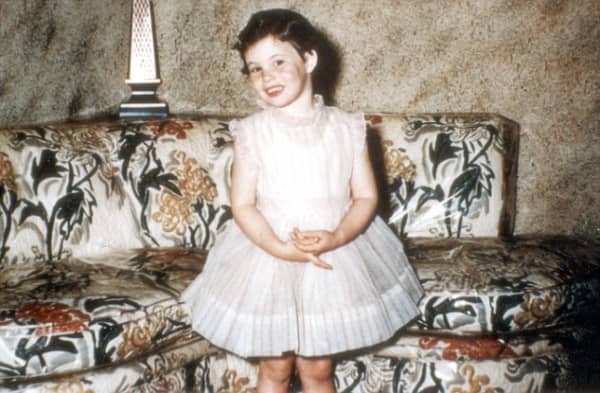 Ruby Wax as a four year old in Chicago.