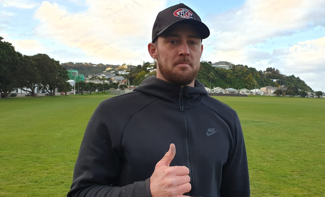 Poneke Prems co-captain, club legend and under 85s coach Ben Huntley.