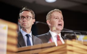 Director-General of Health Ashley Bloomfield and Covid-19 Response Minister Chris Hipkins.