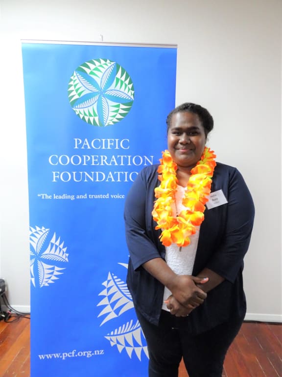 Hella Rore took out two awards; PCF Le Afi Pasifika Creativity and Top Pacific STEM Scholar