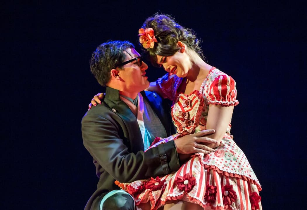 Jonathan Abernathy and Amelia Berry in The Mikado