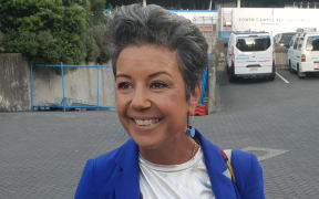 Paula Bennett arrives at Parliament for the first session of 2019. 12 February 2019.