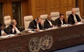 The International Court of Justice hearings which began earlier this month.