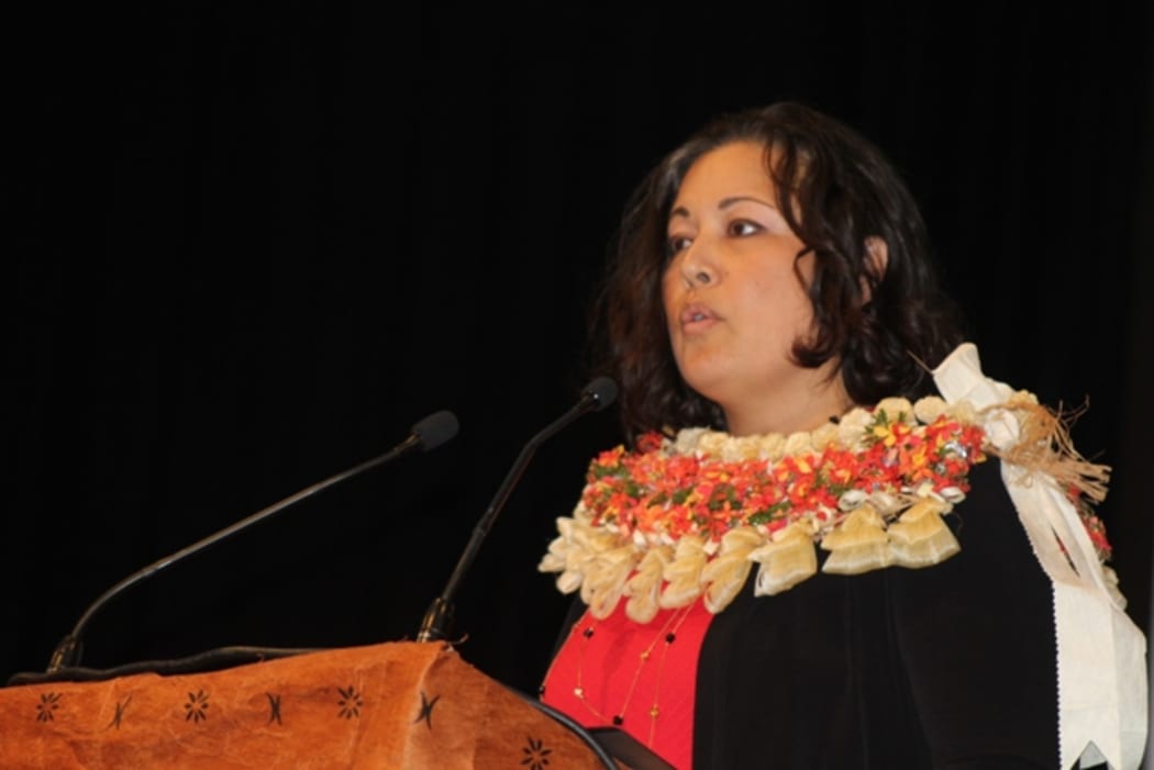Rhea Moss Christian, Chair of the Western and Central Pacific Fisheries Commission. Nadi, Fiji WCPFC meeting 2016.