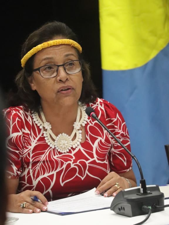 Hilda Heine president of the Marshall Islands.