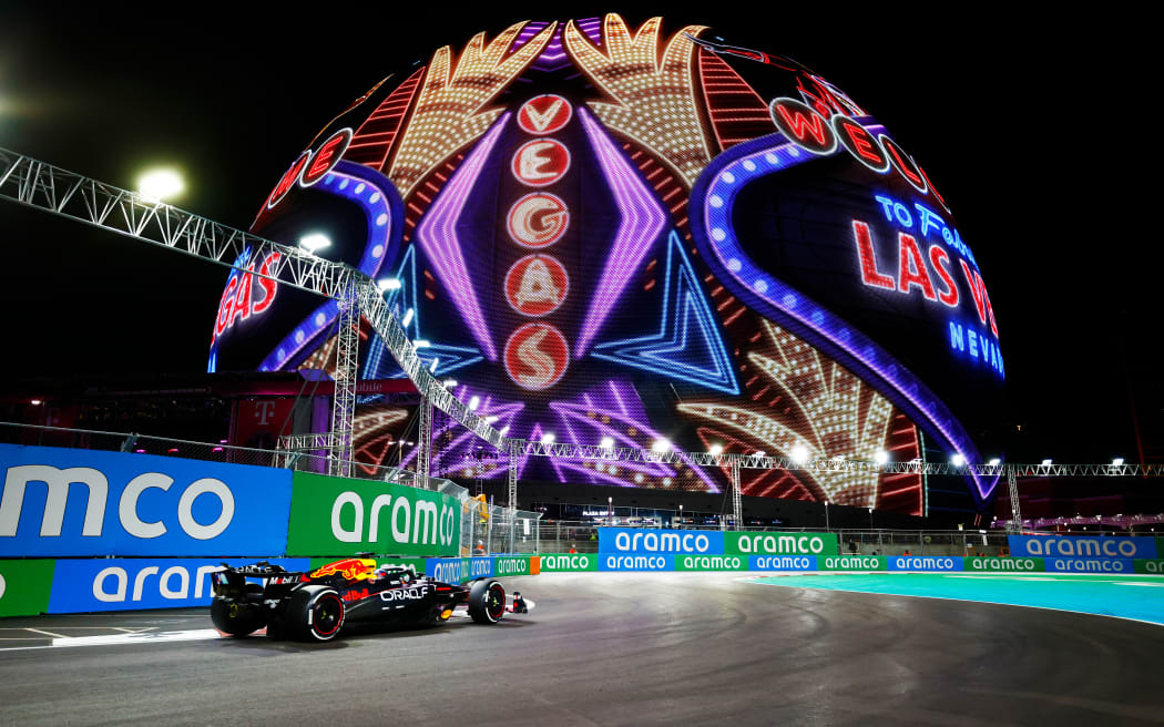 Max Verstappen at the 2024 Las Vegas Grand Prix.