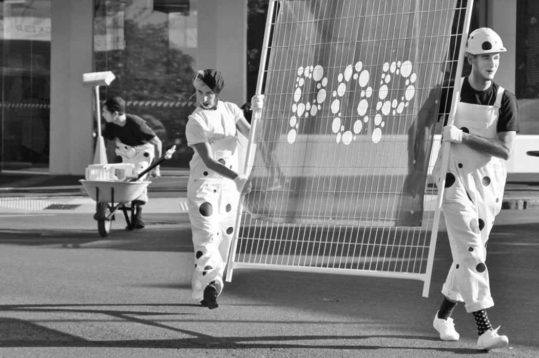 Auckland based clown group The White Face Crew
