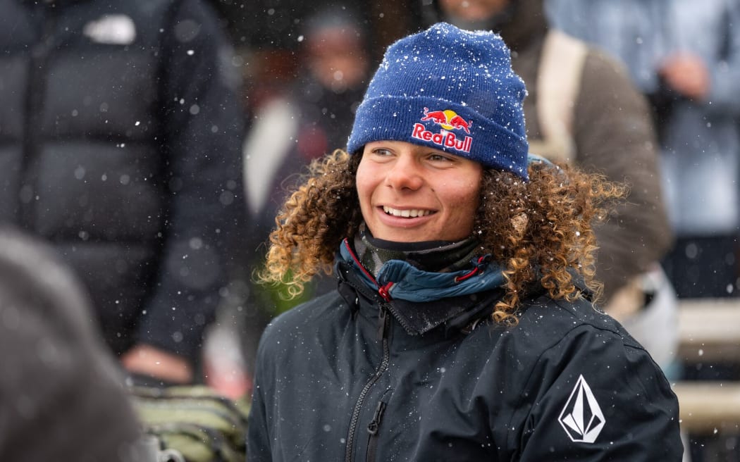 Australian snowboarder Valentino Guseli