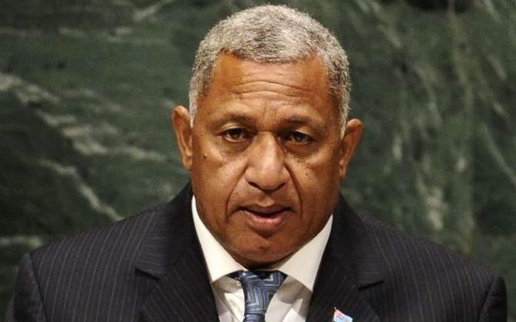 Rear-Admiral Frank Bainimarama.
