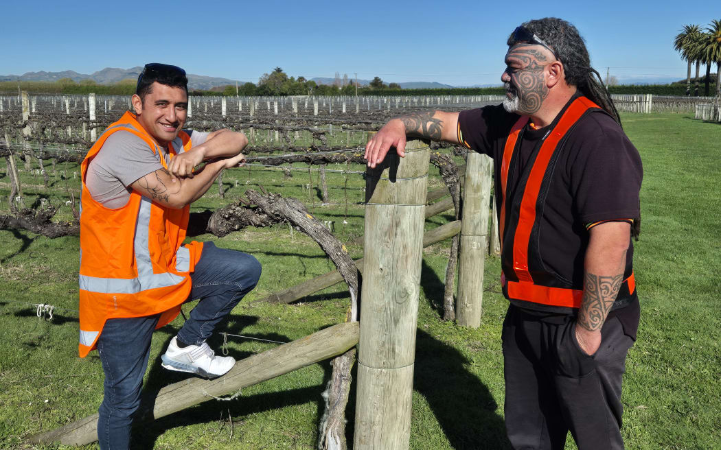 Turoa Peita and Robert Kaiwai are part of Thornhill's Accommodate to Work Scheme.