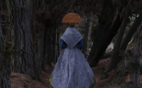 Dancing as the first person on Earth, ensemble worn by Alannah Kwant.