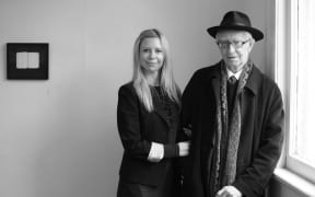 Taken for an exhibition at the New Zealand Portrait Gallery in Welington in 2009.
Peter McLeavey and his daughter, Olivia McLeavey.