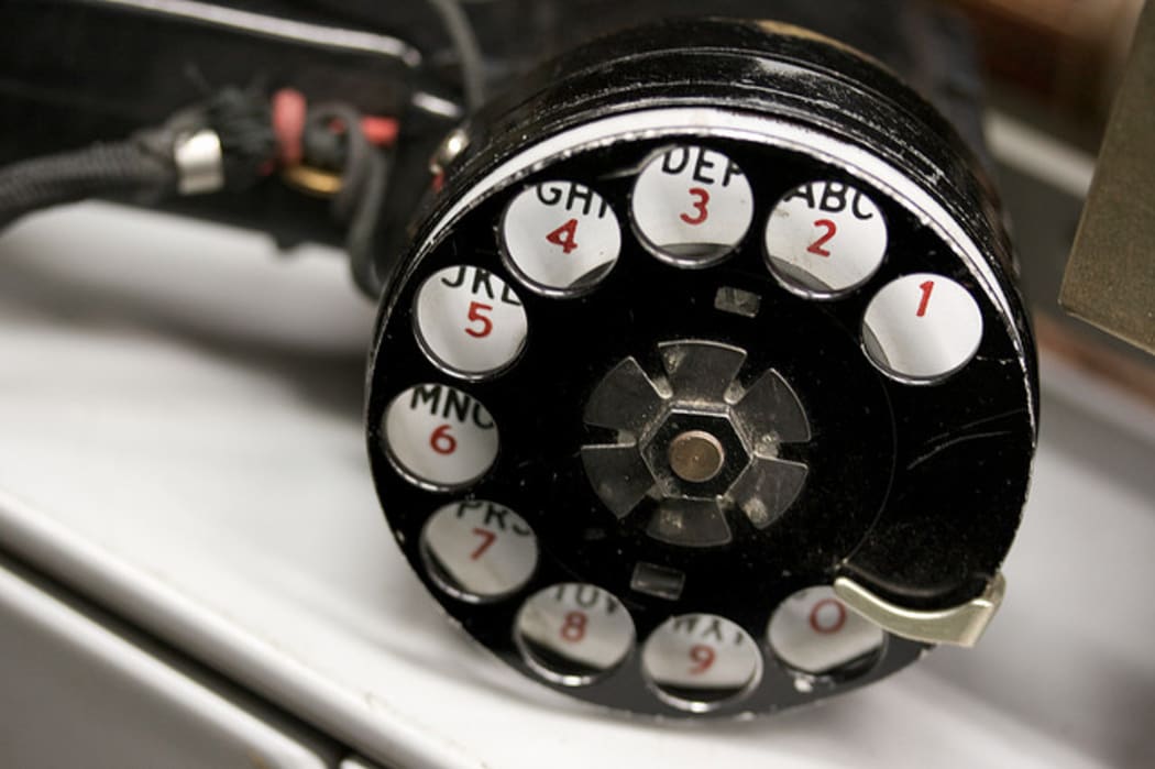 Image of a rotary dial phone