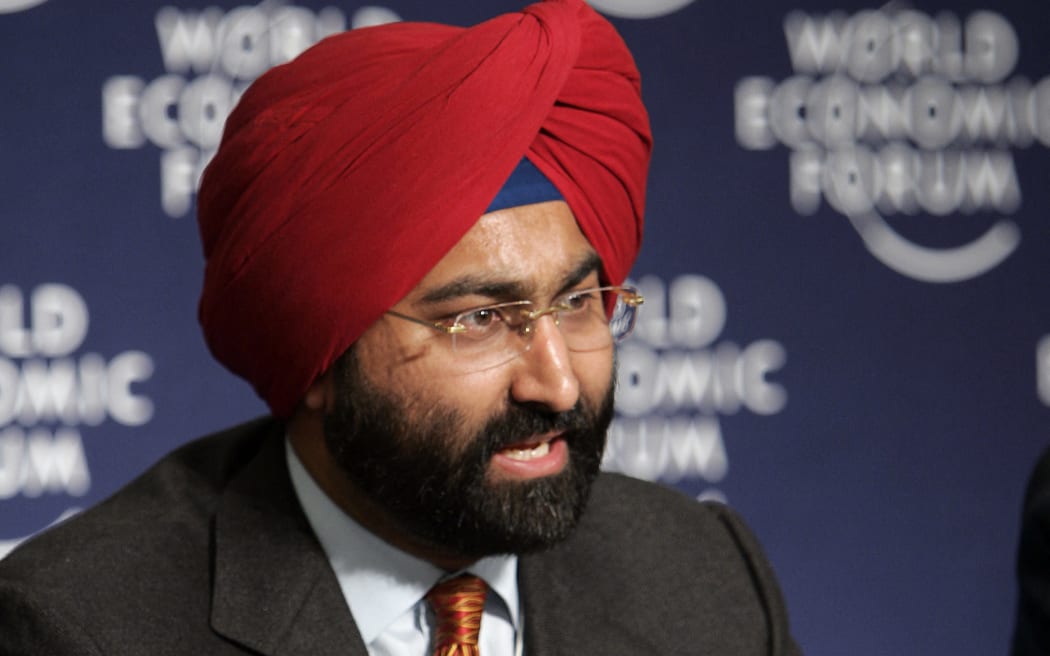 Malvinder M. Singh in 2007 as the chief executive officer of Ranbaxy laboratories, speaking at a press conference in Cape Town, South Africa.